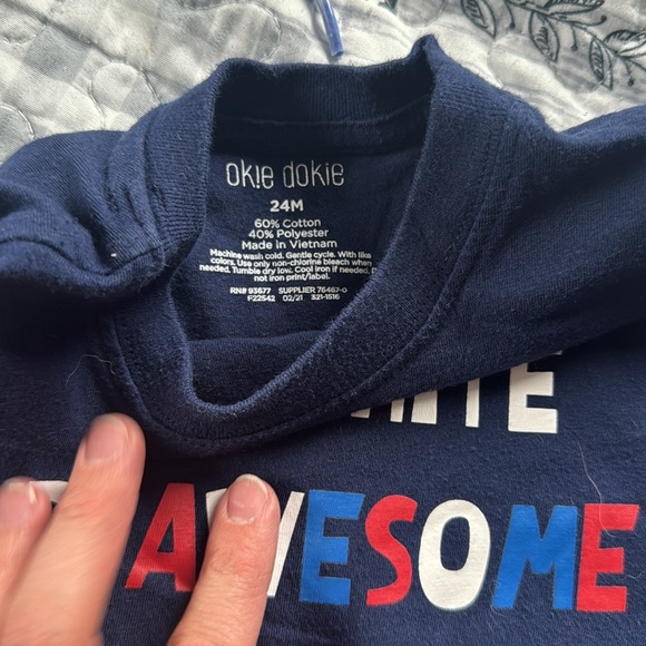 ❄️sale❄️ Red, white, blue short set - Picture 6 of 7